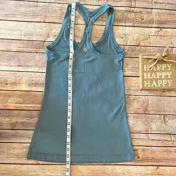 Lululemon Cool Racerback Tank in Blue- no tag 12in pit to pit - Picture 5 of 5